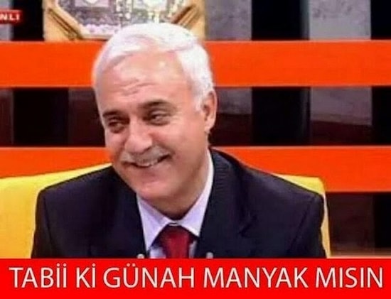 Ramazan Ayının Kadrolu Hocası Nihat Hatipoğlu'nu İçeren 17 Über Komik Caps
