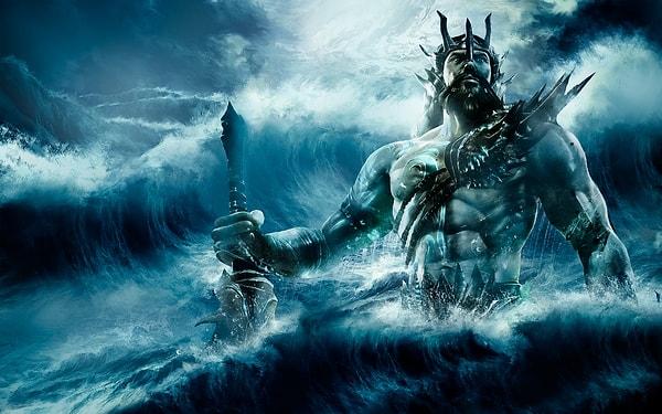 12. Zeus'a yenilen Poseidon çocuklarını onun üzerine saldı.