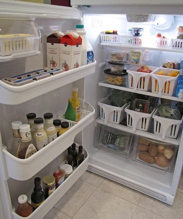 4. Buzdolabını bölmelere ayırın.