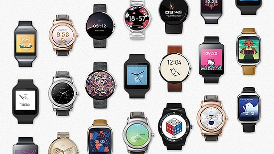 Android Wear’a Birbirinden Şık 17 Adet Saat Arayüzü Eklendi