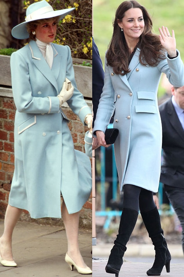 14. Kate'in stili, esinlenmekten bir adım daha öteye geçmiş