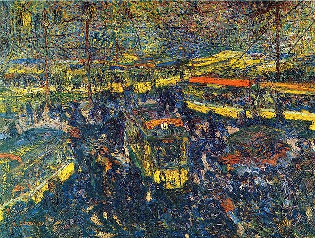 12. Carlo Carrà - Piazza del Duomo (1916)