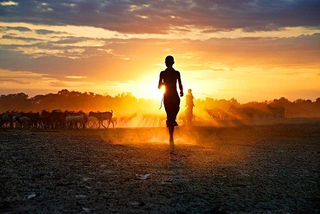 27. Günbatımında koşu, Etiyopya