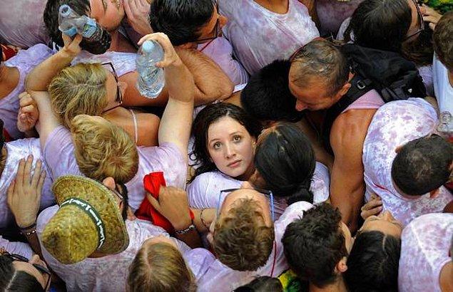 16. San Fermin will make you experience being all alone in the crowd at times.
