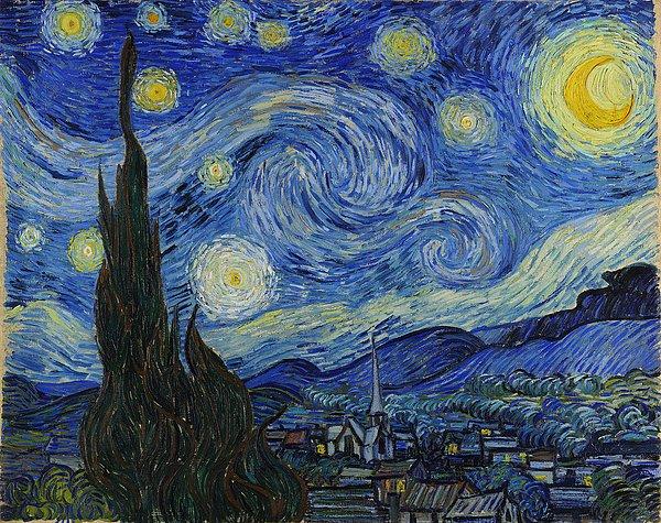 14. Vincent Van Gogh-Starry Night