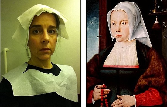 Ultra Modern Sanat: Uçak Tuvaletinde 15. Yüzyıl Tablolarını Canlandıran Fotoğrafçı