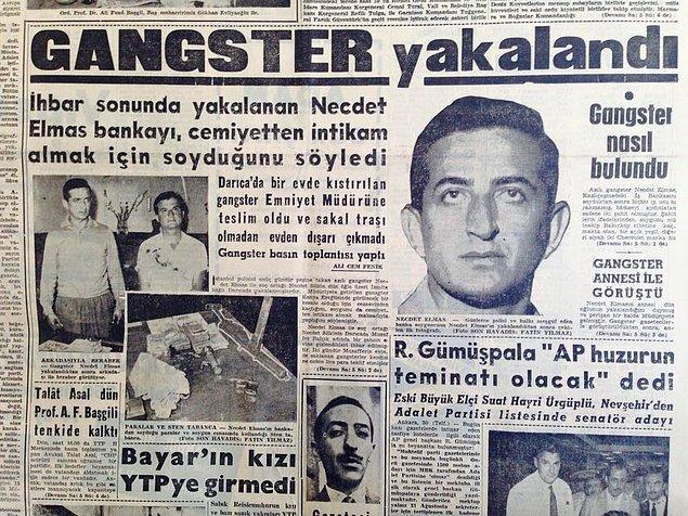 13. Yüzlerce polisin, askerin yakalayamadığı gangster Necdet Elmas, bir akrabasının ihbarı ile Darıca'da yakalandı.