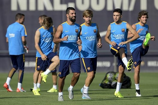 Arda Turan Barcelona'daki İlk İdmanına Çıktı