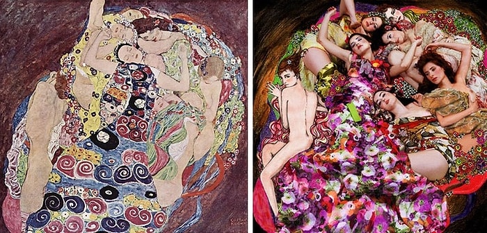 Gustav Klimt Tablolarına Yapılmış 10 Başarılı Canlandırma