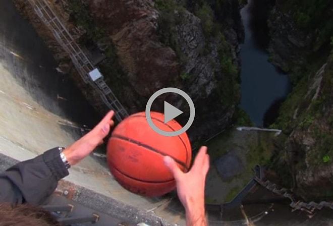 126 Metrelik Barajdan Basket Topu Atarsanız Ne Olur?