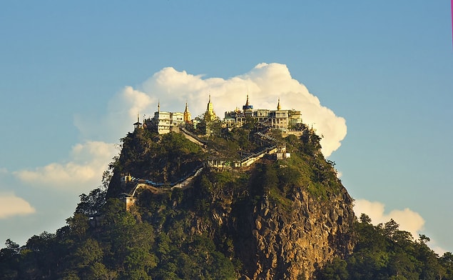 7. Taung Kalat; Mount Popa, Myanmar