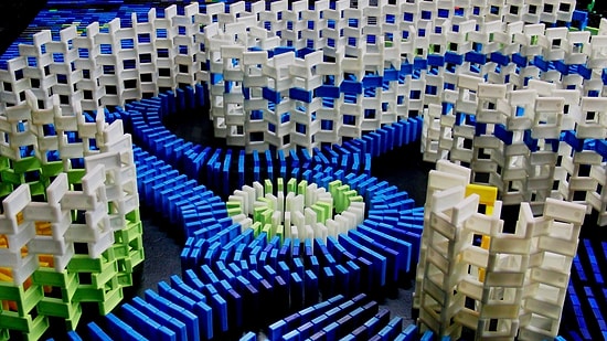 Van Gogh'un Eseri 7 Bin Domino Taşıyla Yeniden Hayat Buldu