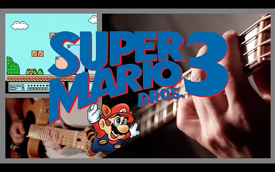Farklı Enstrümanlar Kullanarak Tek Başına Super Mario Bros. 3'ün Müziğini Yapan Adam
