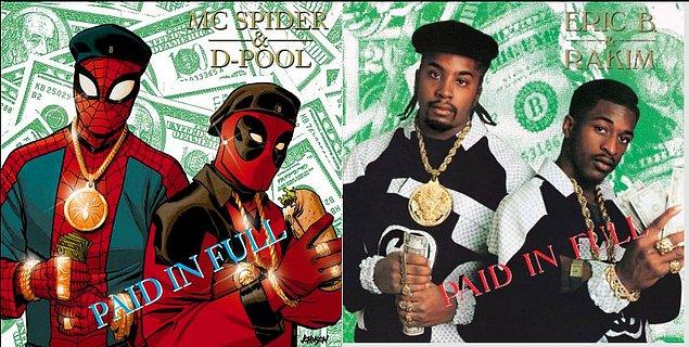 1. Spider-Man & Deadpool | Eric B & Rakim - Paid In Full (1987)