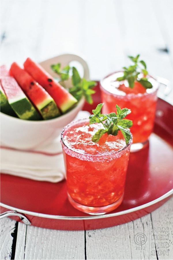 6. Karpuz olmadan yaz olur mu? Watermelon Cooler