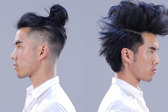 1 Adam 12 Farklı Saç Modeli