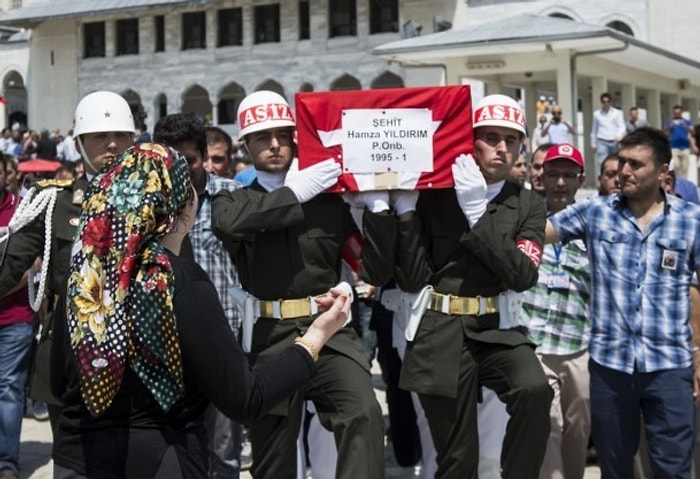 Şehit Asker ve Polislere Son Veda