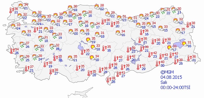 Sıcaklık Ülkemiz Genelinde Mevsim Normallerinin Üzerinde Seyretmeye Devam Edecek