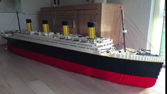 Legodan Yapıldığına İnanamayacağınız Muhteşem Titanik Modeli