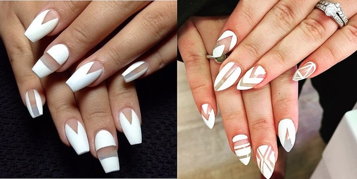 French Maniküre Alternatif Olarak Yapılabilecek Fevkaladenin Fevkinde 24 Nail Art Örneği