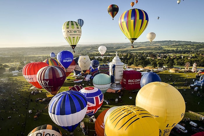 Bristol'de Düzenlenen Balon Festivali'nden Nefes Kesici 20 Fotoğraf