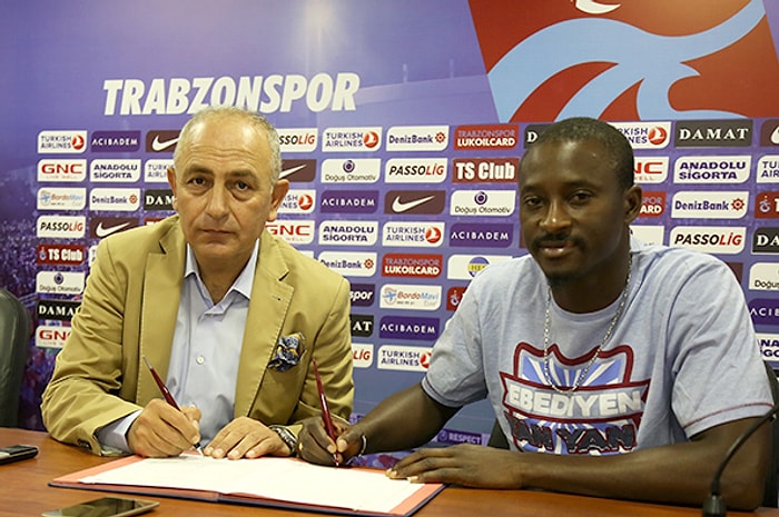 Trabzonspor'da Dame N'doye İçin İmza Töreni Yapıldı