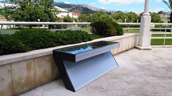 Güneş Enerjili Banklar Hırvatistan’da Yerini Almaya Başladı