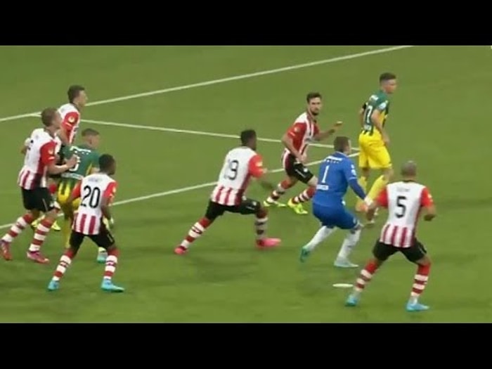 Kaleciden Son Dakikada Uçan Topuk Golü