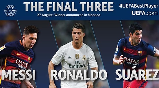 UEFA Avrupa'da Yılın Futbolcusu Adaylarını Açıkladı