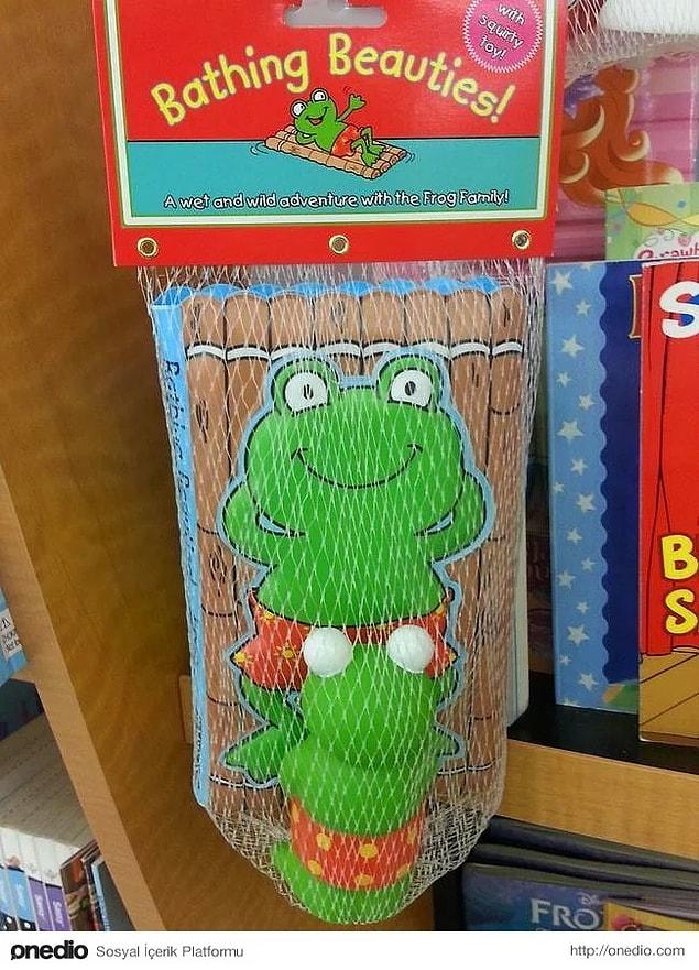 6. This poorly placed toy frog.