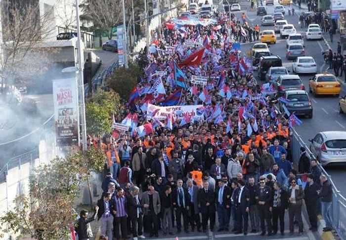 Trabzon'da Şike Protestosu