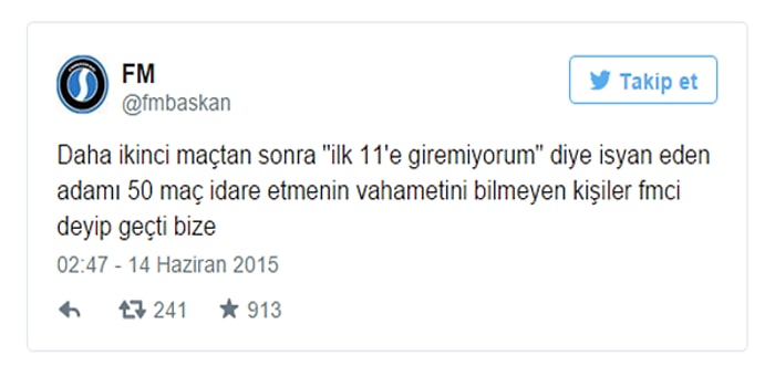 Football Manager Sevdalılarının Duygularına Tercüman Olan Fmbaskan Hesabının 30 Tweeti