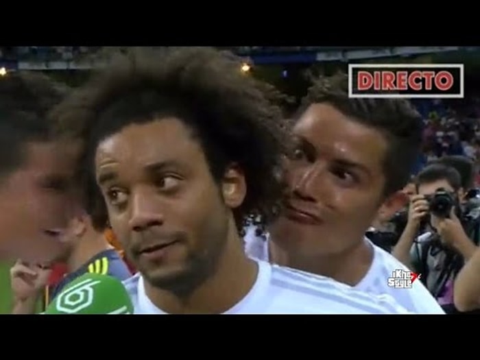 Cristiano Ronaldo'nun Röportaj Sırasında Marcelo'u Trollemesi