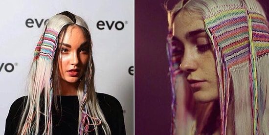 Trend Alarmı: Renkli İplerle Saç Dokuması