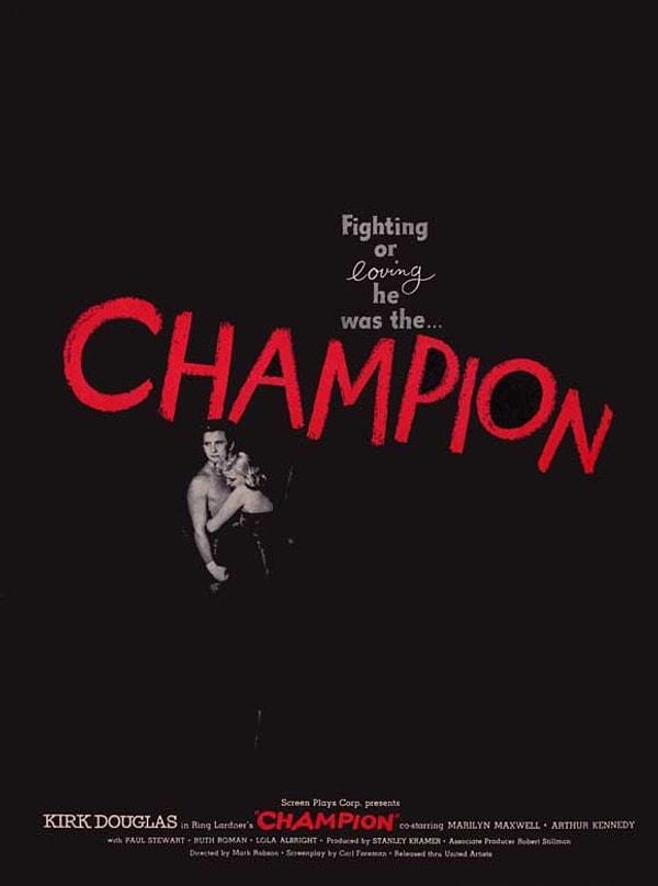 11. Champion (1949), IMDb puanı: 7,5