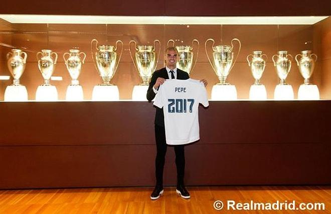 Pepe 2017'ye Kadar Real Madrid'de