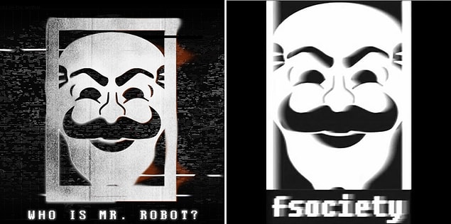 19. Diziye başladığınızda Mr. Robot'un kim olduğu sorunsalını ve fsociety kavramının dizi için önemli yer kapladığını göreceksiniz.