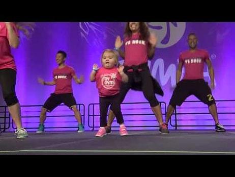 Zumba Dansı Kongresine Damga Vuran 6 Yaşındaki Audrey
