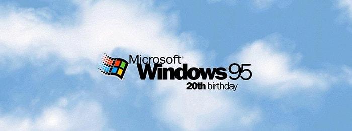 Windows 95 20. Yılını Kutluyor