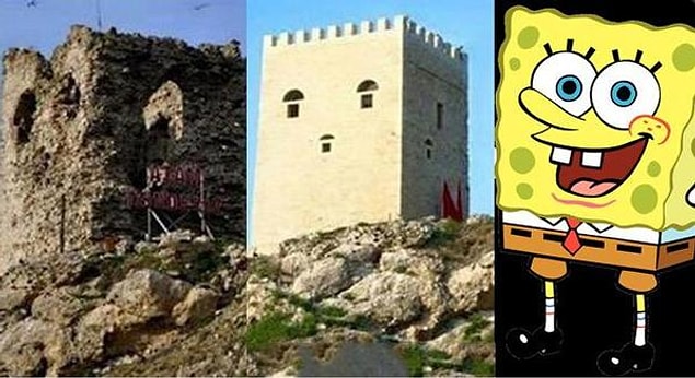 7. Restore Edilen Şile Kalesi, 'Sünger Bob'a Benzetildi