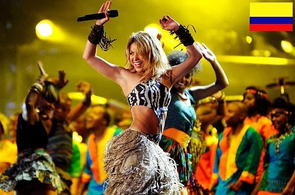 7. Kolombiya: Shakira