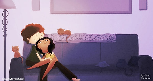 Просто сидеть, ничего не делать и мило болтать.