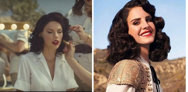 В своем видеоклипе "Wildest Dreams", премьера которого состоялась на премии MTV, Тейлор Свифт очень похожа на Лану Дель Рей