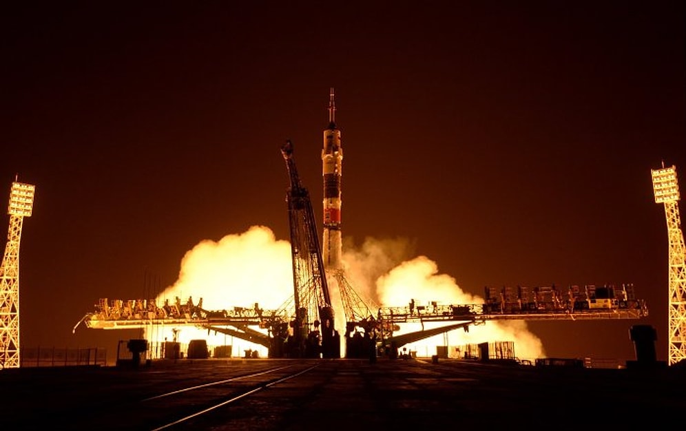 500. Soyuz Uzay Aracı, Baykonur'dan Havalandı