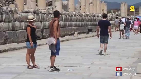 İnsanların İçinde Yere Çöp Atarak Tepkilerini Ölçmek | WhyShy