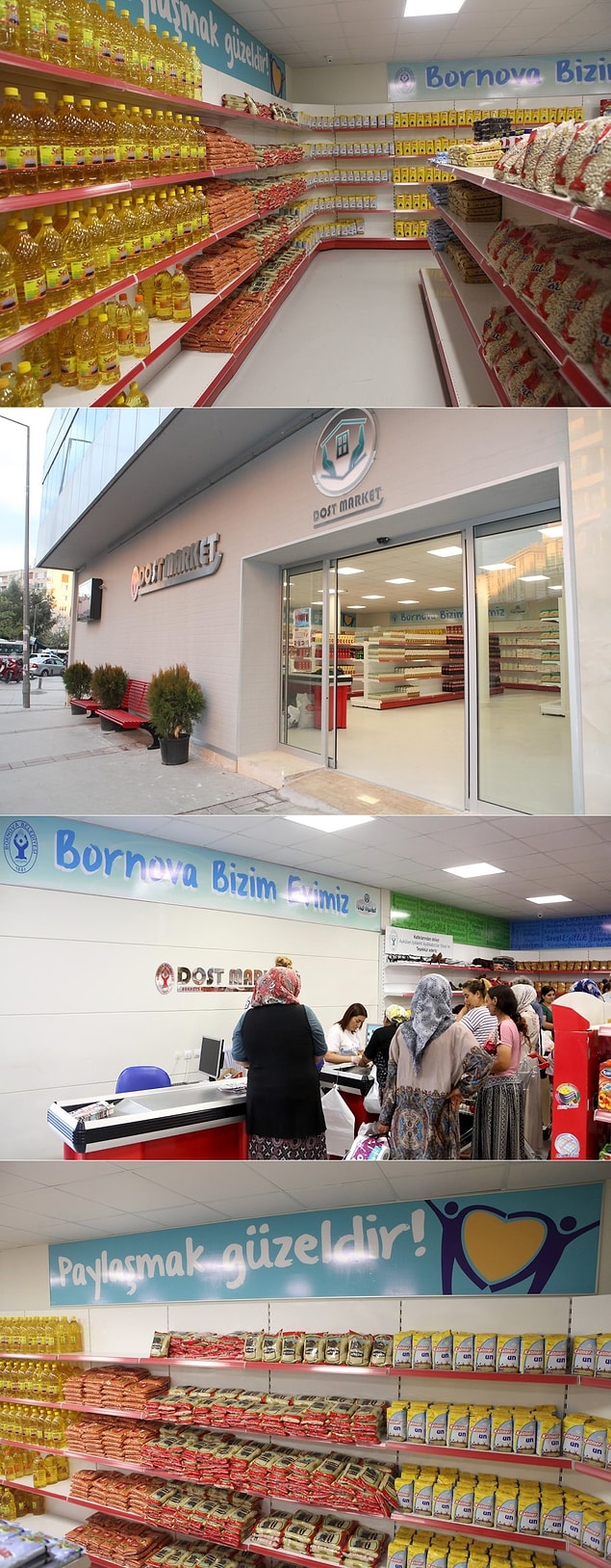 19. İzmir'de örnek olması gereken bir uygulama. İhtiyacı olan aileler için bir market kurulmuş. Böylece maddi güçlükler yaşayan ailelere erzak kolisi göndermek yerine, aileler gerçekten ihtiyaç duydukları ürünleri markete gidip alabiliyorlar.👏