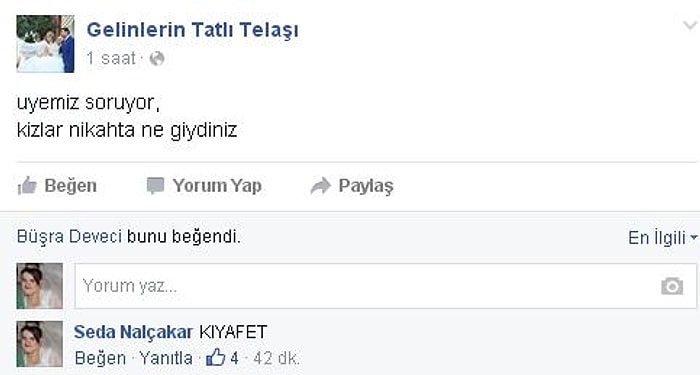 Facebook'taki Gelinlerin Tatlı Telaşı Sayfasına Yapılan Müthiş Troll Ziyaret