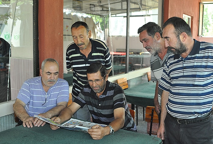 Bu İlçede Gazeteler 'Sırayla' Okunuyor