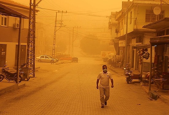 Hatay ve Gaziantep Sarıya Büründü