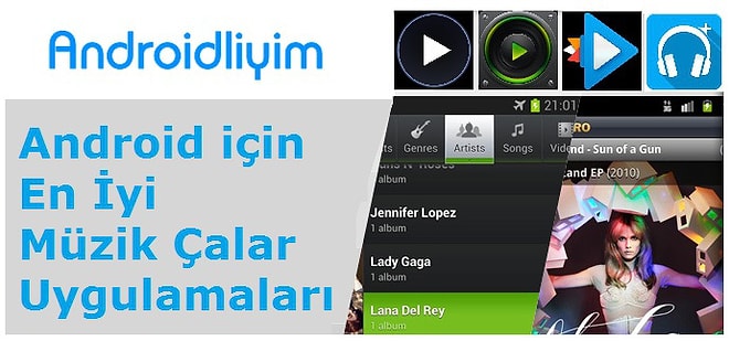 Android İçin En İyi 5 Müzik Çalar Uygulaması